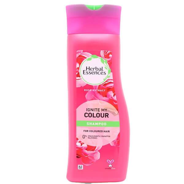 HERBAL ESSENCES σαμπουάν τριαντάφυλλο για λάμψη 400ml