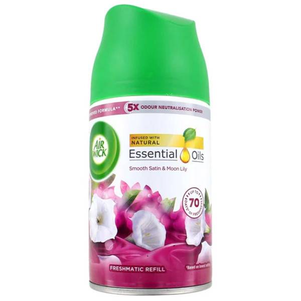 AIR WICK Freshmatic ανταλλακτικό αποσμητικό χώρου Smooth Satin και Moon Lily 250ml