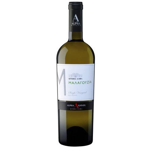 ΚΤΗΜΑ ΑΛΦΑ Μαλαγουζιά οίνος λευκός ξηρός 750ml