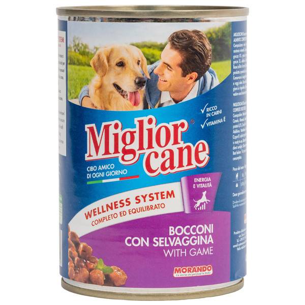 MORANDO Miglior σκυλοτροφή κονσέρβα κυνήγι 405gr