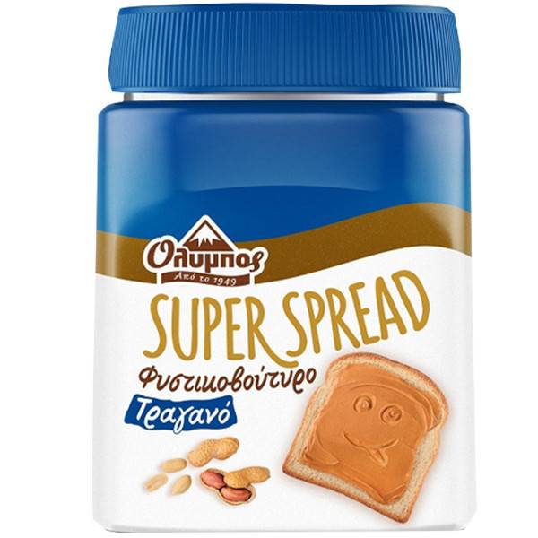 ΟΛΥΜΠΟΣ super spread φυστικοβούτυρο τραγανό 350gr