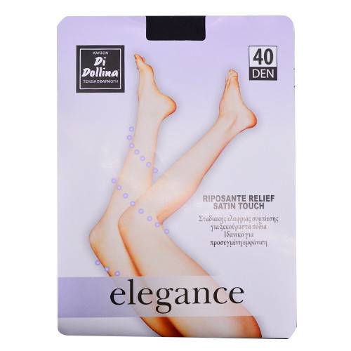 DI DOLLINA καλσόν Lycra Elegance γραφίτης 40den No4