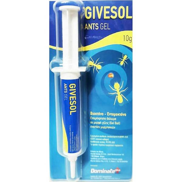GIVESOL σύριγγα με gel για μυρμήγκια 15gr