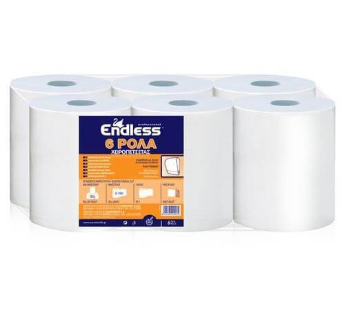 ENDLESS χαρτί ρολό χειροπετσέτα συσκευών 6x800gr