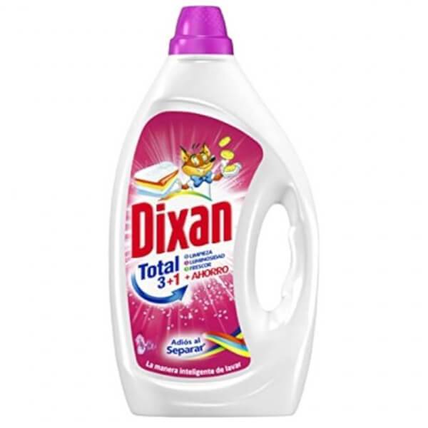 DIXAN υγρό πλυντηρίου ρούχων Total Colour 3+1 55μεζ 2,475lt