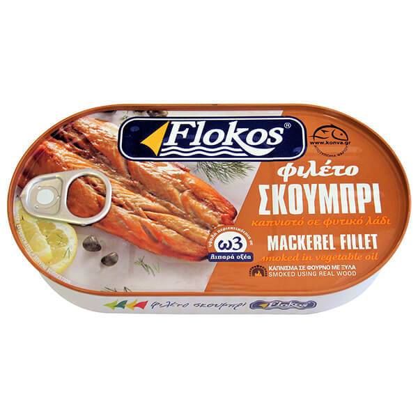 FLOKOS σκουμπρί καπνιστό 150gr