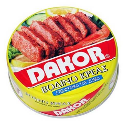 DAKOR κονσέρβα με βοδινό κρέας 200gr