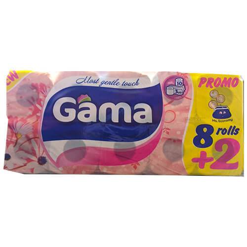 GAMA χαρτί υγείας 3φυλλο 10x75gr