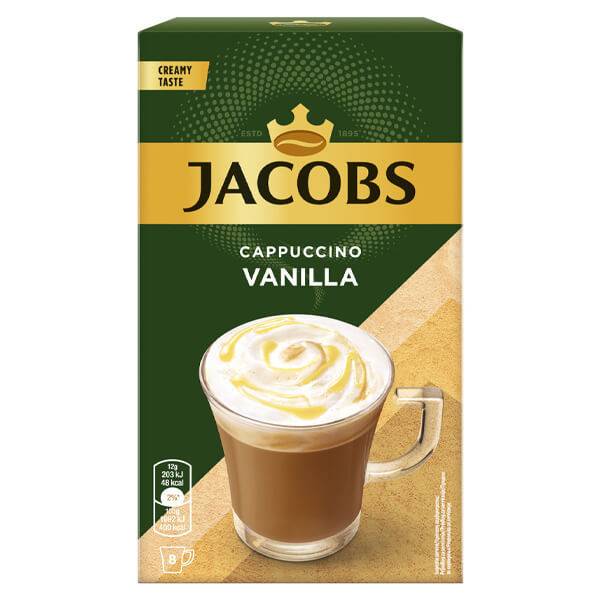 JACOBS καφές φακελάκια iced cappuccino βανίλια 8τεμ