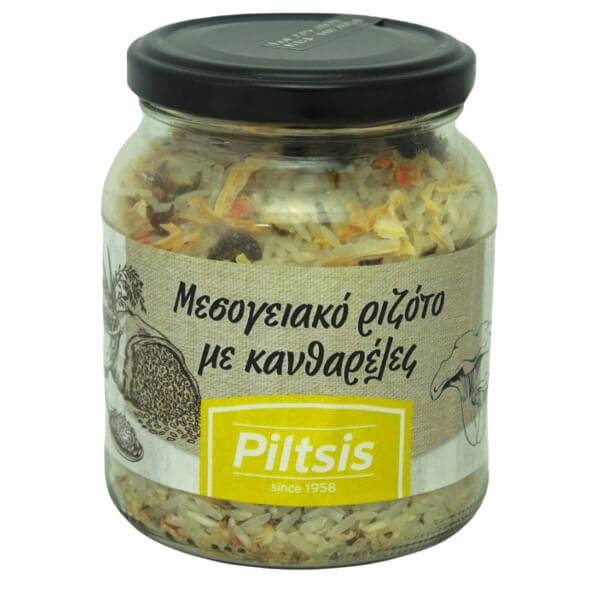 PILTSIS κριθαρότο μεσογειακό με κανθαρέλες 200gr
