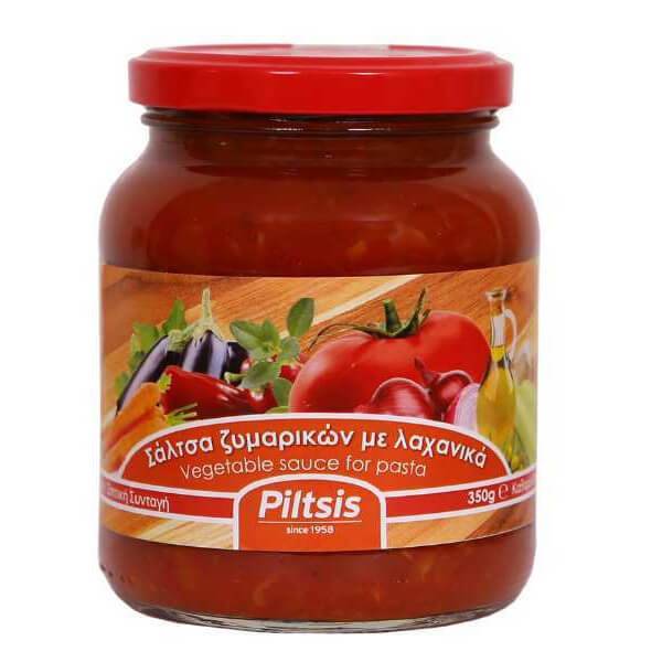PILTSIS σάλτσα ζυμαρικών με λαχανικά 360gr