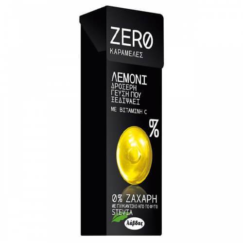 ΛΑΒΔΑΣ Zero καραμέλες Λεμόνι 0% ζάχαρη 32gr x 12τεμ