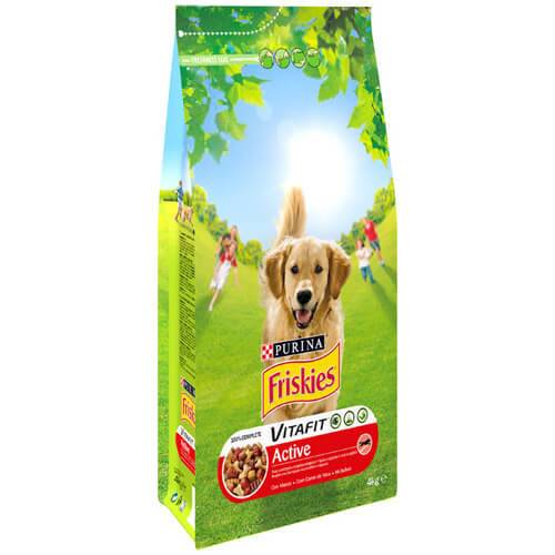 FRISKIES σκυλοτροφή active βοδινό 4kg