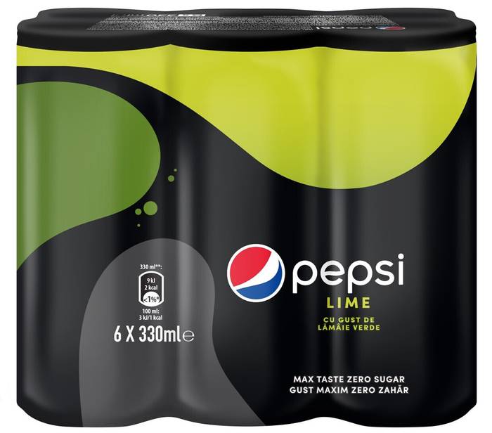 PEPSI max αναψυκτικό με lime 6x330ml