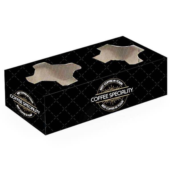 COFFEE SPECIALITY ποτηροθήκη χάρτινη 2 θέσεων 50τεμ