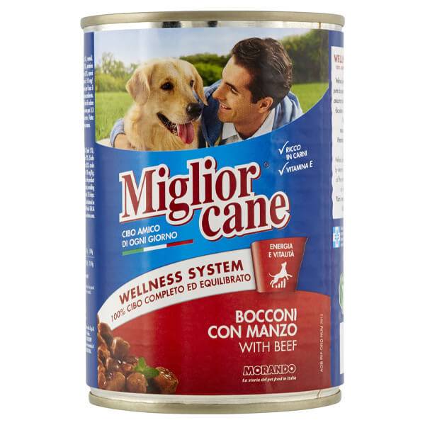 MORANDO Miglior σκυλοτροφή κονσέρβα βοδινό 405gr