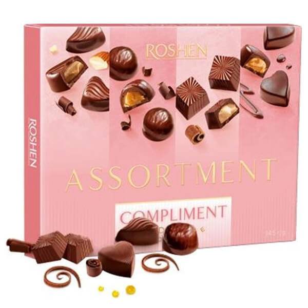 ROSHEN σοκολατακια compliment με μαύρη σοκολάτα 145gr