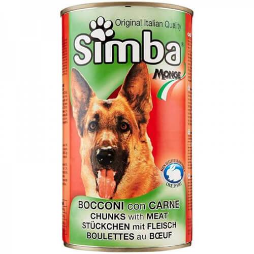 SIMBA σκυλοτροφή κονσέρβα μοσχάρι 1230gr