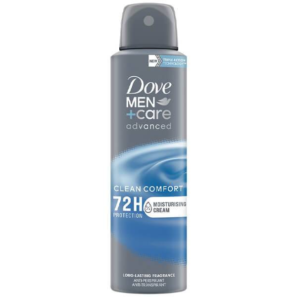 DOVE αποσμητικό σώματος spray Men και Care Advanced Clean Comfort 150ml