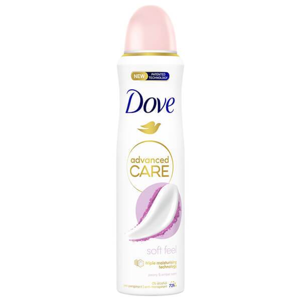 DOVE αποσμητικό σώματος spray Advanced Care Soft Feel 150ml