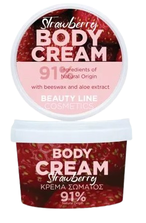 BEAUTY LINE κρέμα σώματος φράουλα 250ml