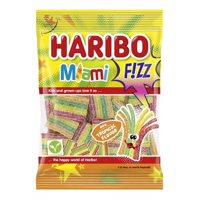 HARIBO ζελεδάκια miami fizz 85gr