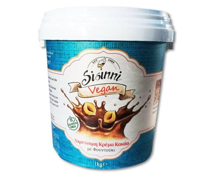 SISINNI πραλίνα κακάο με φουντούκι vegan 1kg