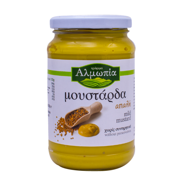 ΑΛΜΩΠΙΑ μουστάρδα απαλή 360gr