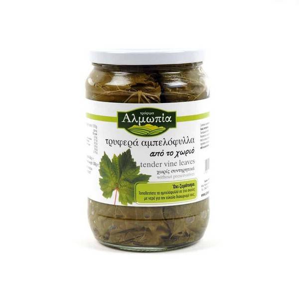 ΑΛΜΩΠΙΑ τρυφερά αμπελόφυλλα από το χωριό 640gr