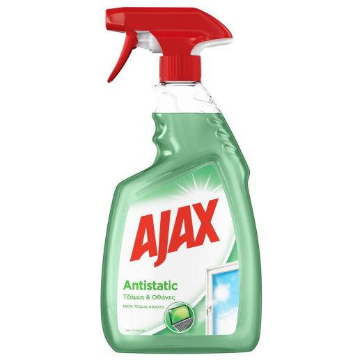 AJAX υγρό καθαριστικό τζαμιών με αντλία Antistatic για τζάμια και οθόνες 750ml