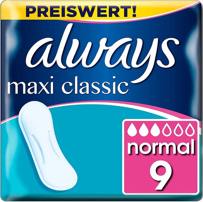 ALWAYS σερβιέτες Maxi Normal 9τεμ