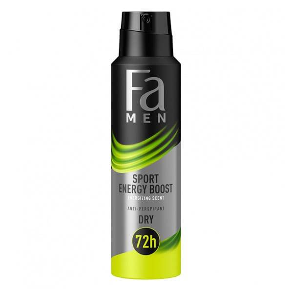 FA αποσμητικό σώματος deo spray men sport energy boost 150ml