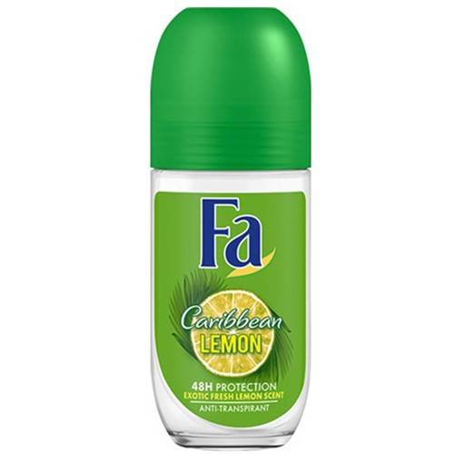 FA αποσμητικό σώματος roll-on caribbean lemon 50ml