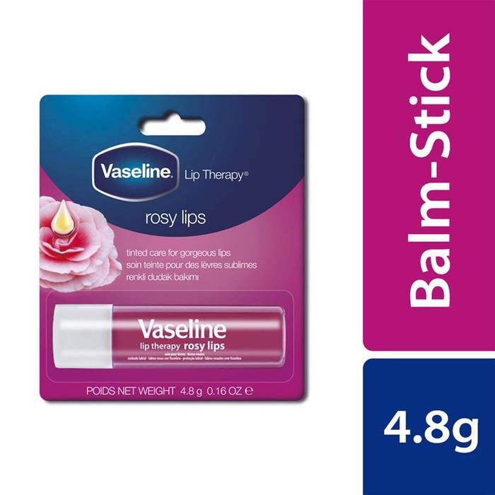 VASELINE κρέμα χειλιών lip butter με τριαντάφυλλο 4,8gr