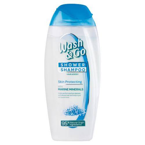WASH και GO σαμπουάν skin protecting με θαλάσσια ορυκτά 250ml