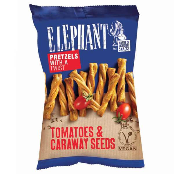 ELEPHANT twisted πρέτσελς ντομάτα και σπόροι κύμινο 70gr