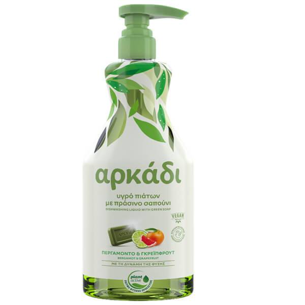 ΑΡΚΑΔΙ υγρό πιάτων περγαμόντο και γκρέιπφρουτ με αντλία 550ml