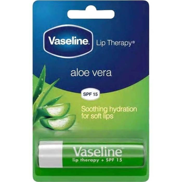 VASELINE κρέμα χειλιών lip butter με αλόη 4,8gr