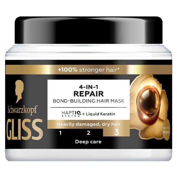 SCHWARZKOPF Gliss μάσκα μαλλιών 4σε1 repair 400ml