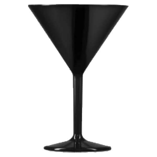 Ποτήρι μαρτίνι μαύρο 280ml