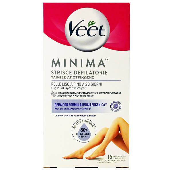 VEET αποτριχωτικές ταινίες για σώμα και πόδια 16τεμ