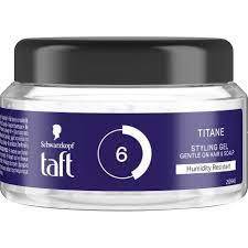 SCHWARZKOPF Taft gel μαλλιών titane humidity resistant 250ml