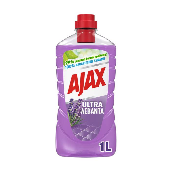 AJAX Ultra υγρό καθαριστικό Λεβάντα 1lt