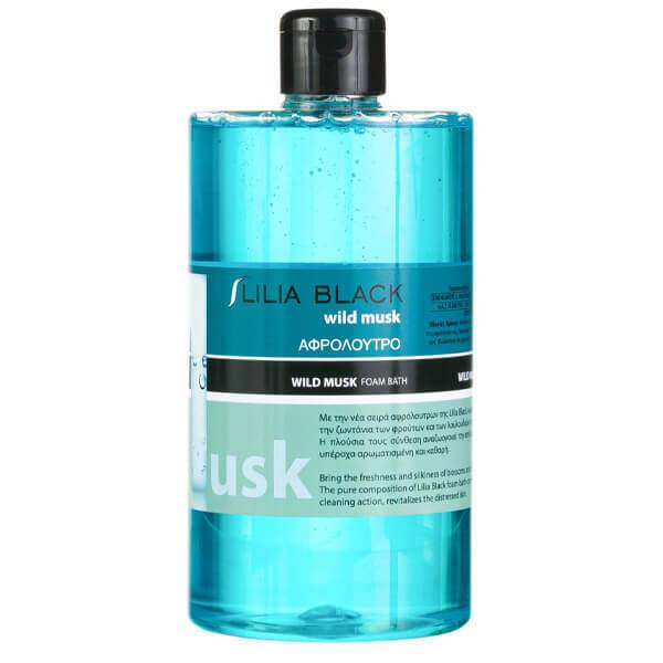 LILIA BLACK αφρόλουτρο wild musk 800ml
