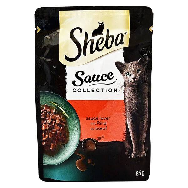 SHEBA γατοτροφή delikatesse φακελάκι μοσχάρι σε σάλτσα 85gr