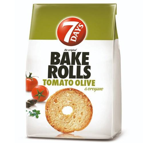 7 DAYS bake rolls ντομάτα, ελιά και ρίγανη 80gr