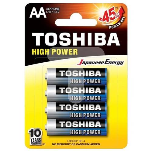 TOSHIBA μπαταρία αλκαλικές AA 4τεμ