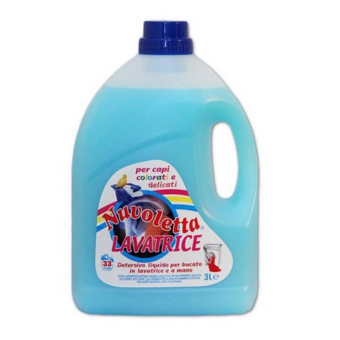 NUVOLETTA υγρό πλυντηρίου ρούχων Lavatrice Blue 3lt