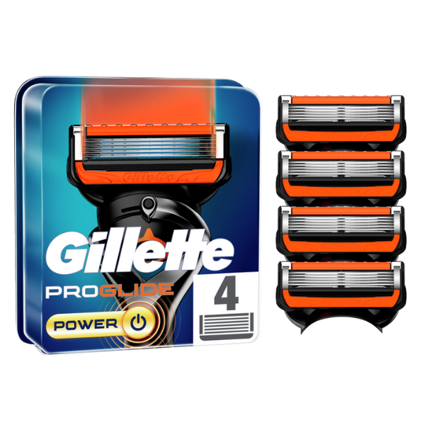 GILLETTE ανταλλακτικές λεπίδες fusion proglide power 4τεμ