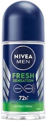 NIVEA αποσμητικό σώματος roll-on men fresh sensation 50ml